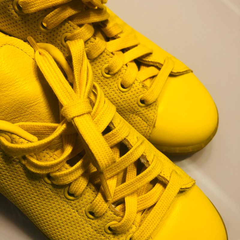 Tenis adidas feminino store amarelo