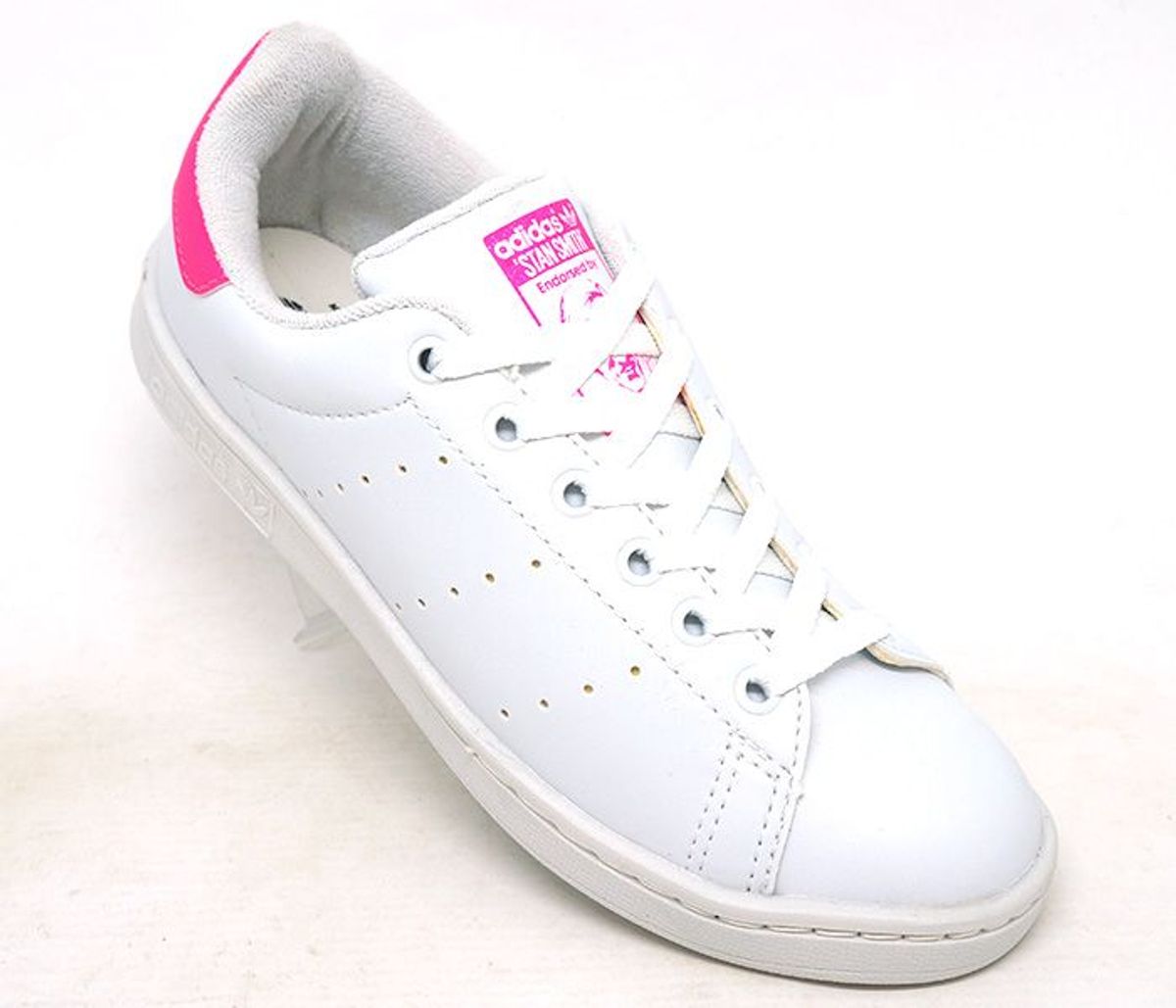 adidas stan smith branco e rosa