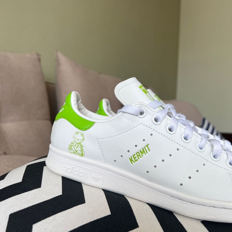 Tênis Adidas Stan Smith Kermit Tênis Feminino Adidas Stan Smith Usado  98686540 enjoei