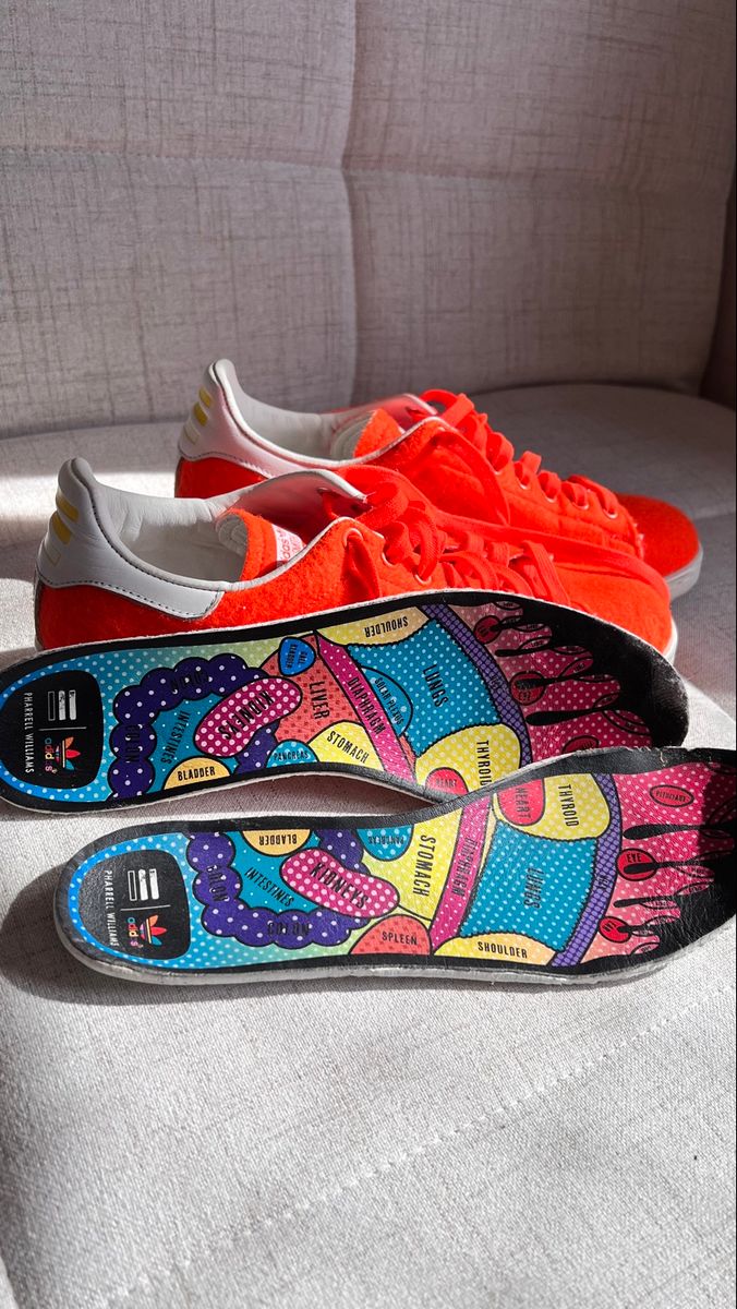 Tênis Adidas Stan Smith Limited Edition Pharrell Williamas de Feltro ...