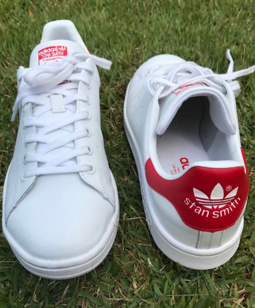 tenis adidas stan smith vermelho