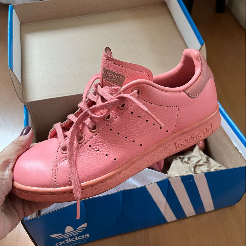 Adidas Sneaker Smith Pink Sport Zone Adidas Stan Smith Tênis