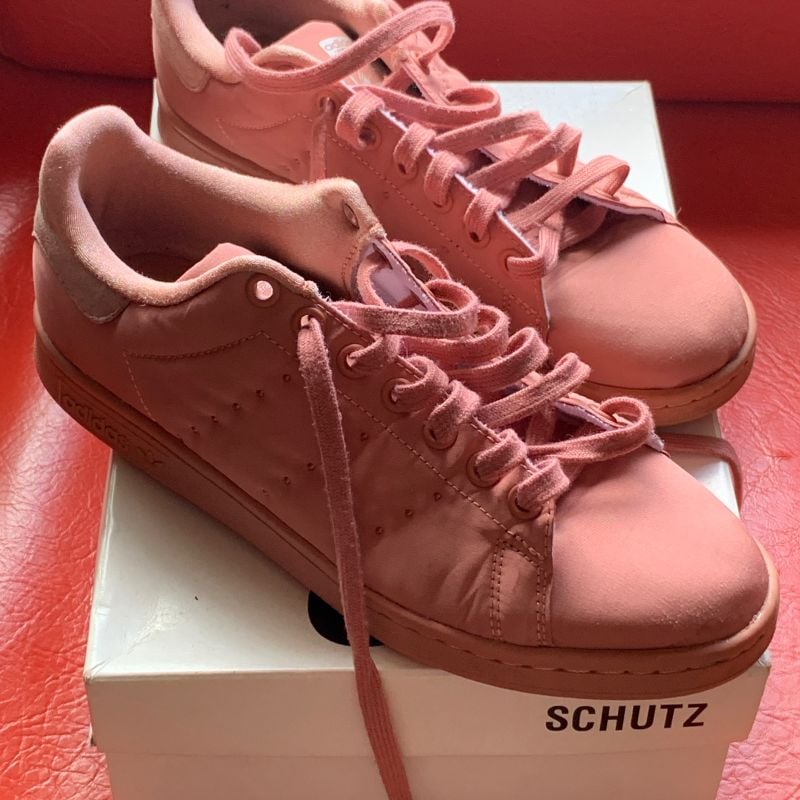 Adidas stan outlet smith feminino rosa