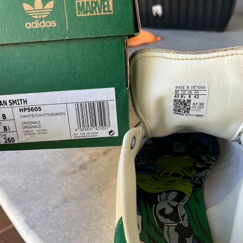 Tênis Adidas Stan Smith X Marvel Dr. Doom | Adidas Usado