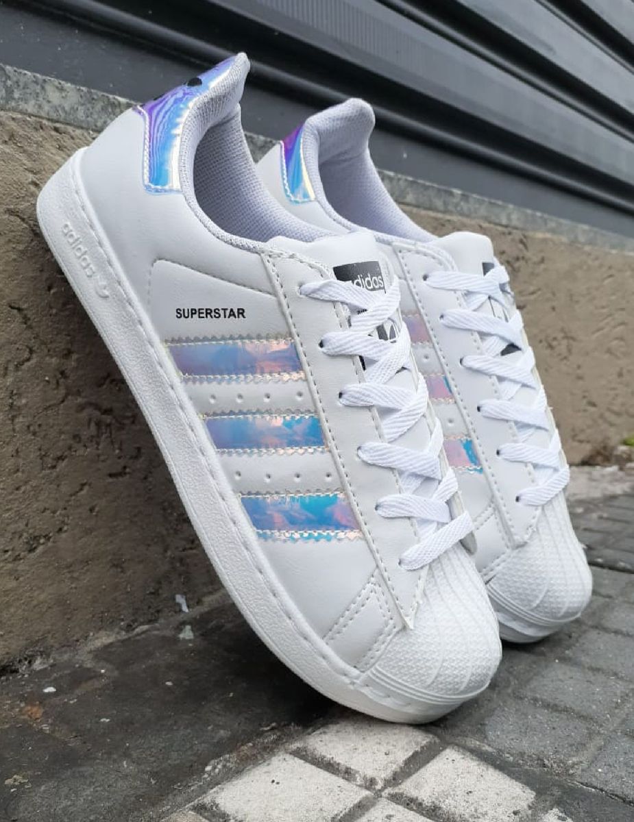 tenis adidas superstar holografico original