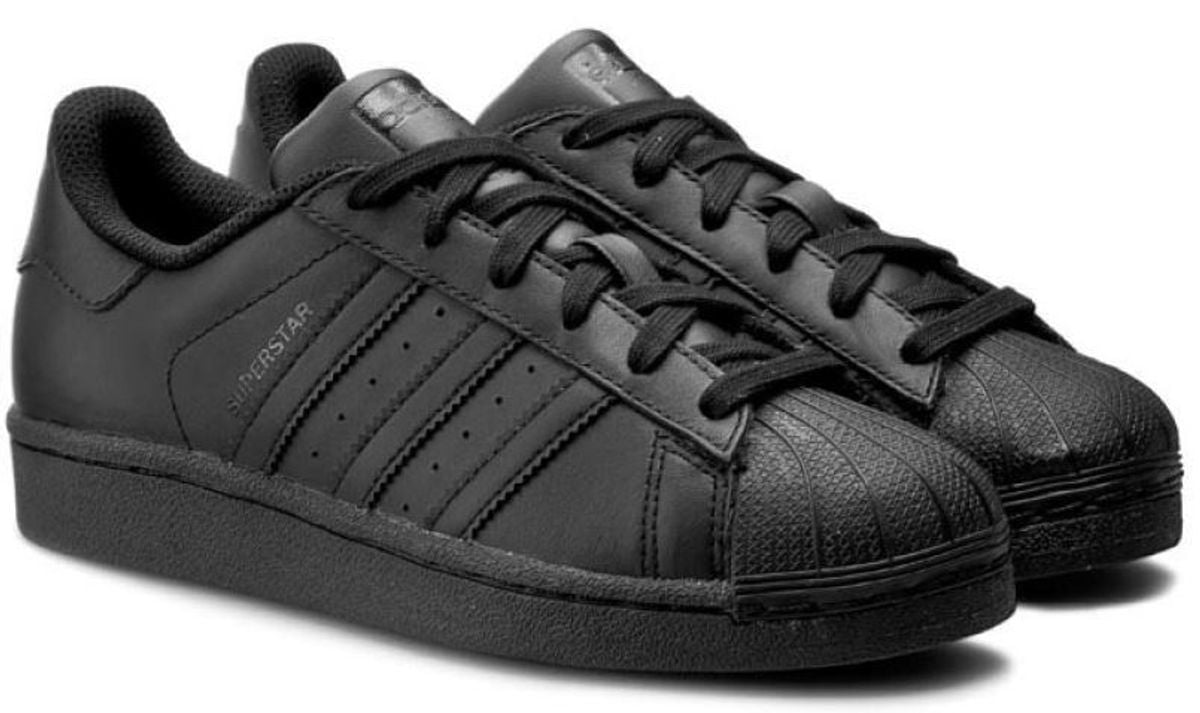 Tenis adidas preto store couro