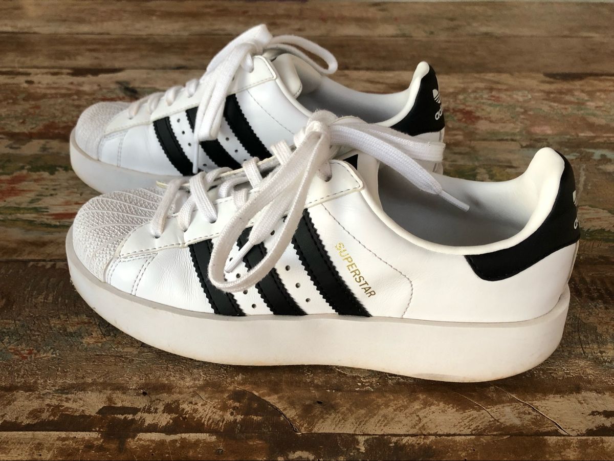 tênis adidas superstar bold feminino