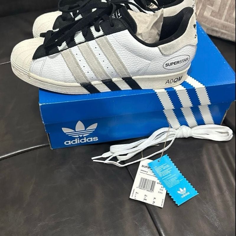 adidas gazelle silver green womens Superstar ADV – Premier main image 0