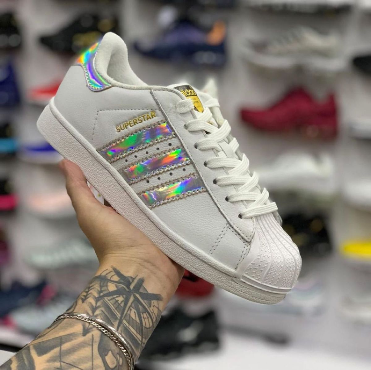 Adidas superstar hot sale brillante femme