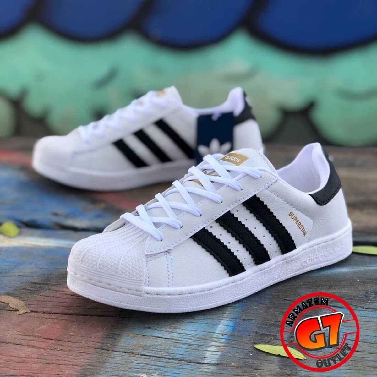 T nis Adidas  Superstar Branco Feminino Super Oferta Envio 