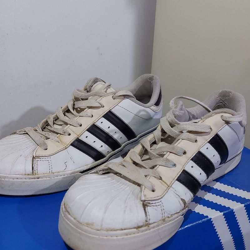 Tênis Casual Tênis adidas Originals Superstar Branco - Compre Agora