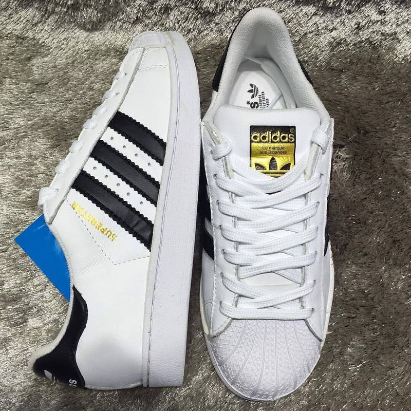 Tênis Adidas Superstar Preto/Branco EG4959 - NewSkull