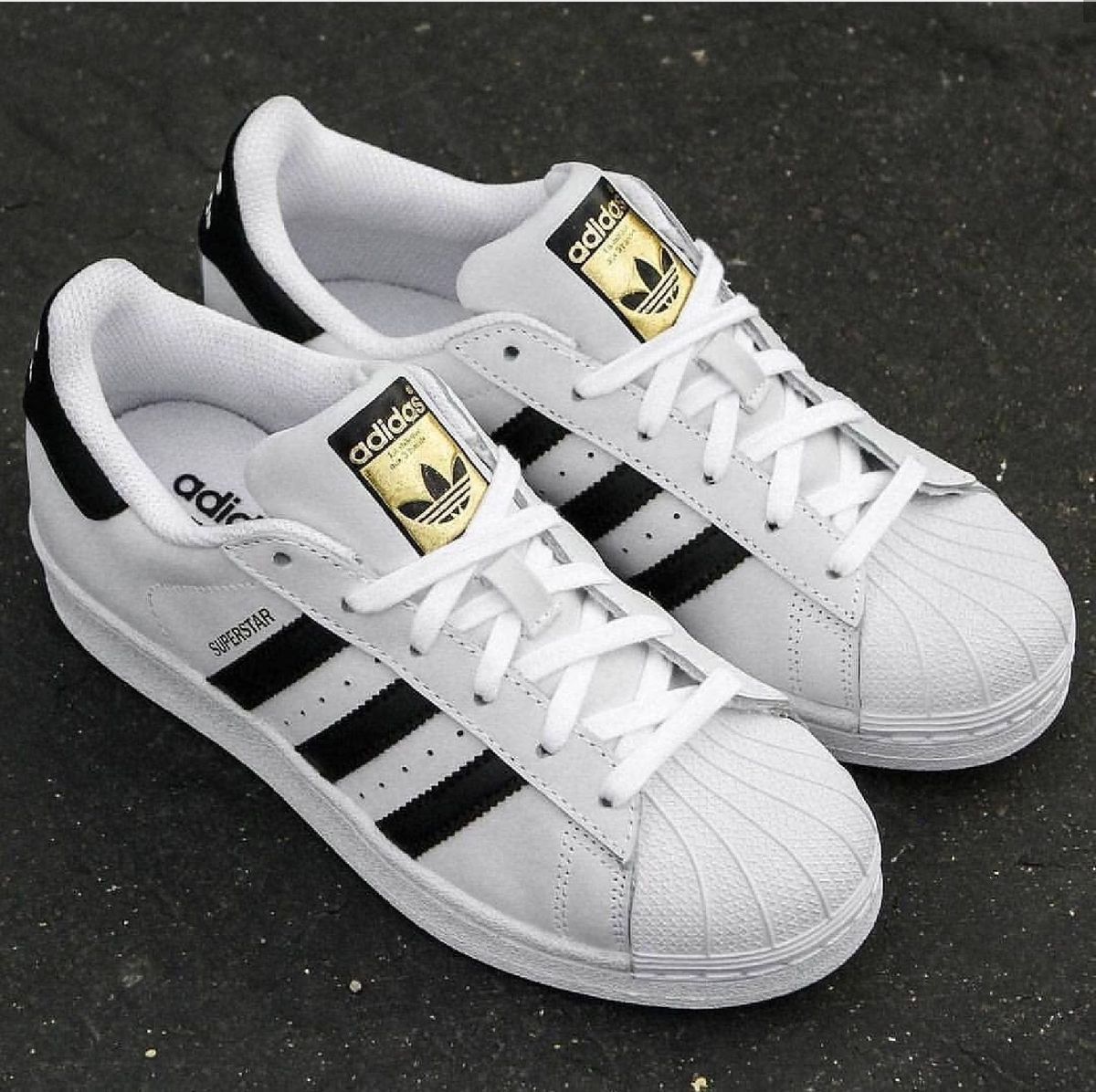 Tênis Adidas Superstar Branco/Preto