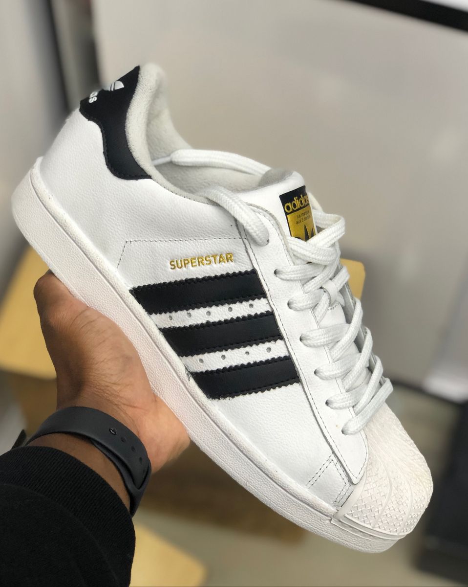 Tênis Adidas Super Star Branco 42, Tênis Masculino Adidas Usado 87375569