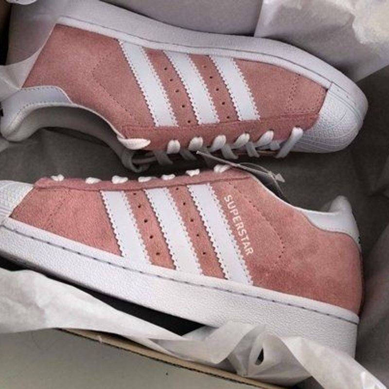 Tênis Adidas Super Star Camurça Rose Premium