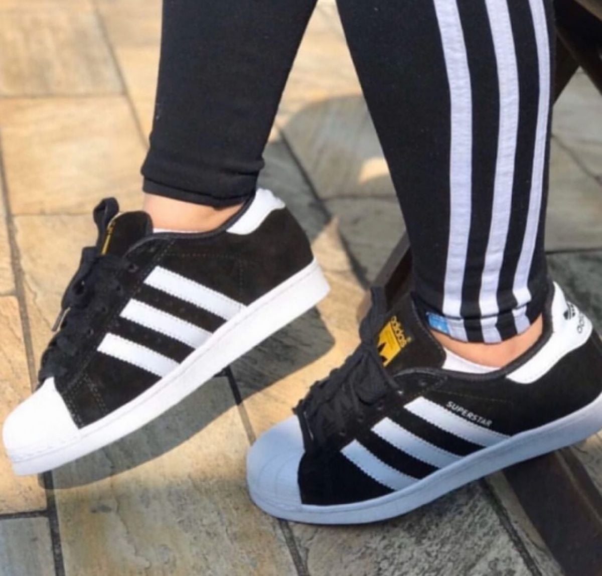 adidas superstar cinza camurça