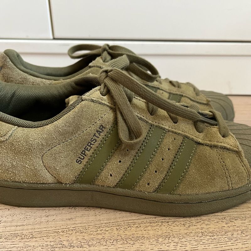 Adidas chaqueta superstar verde on sale militar