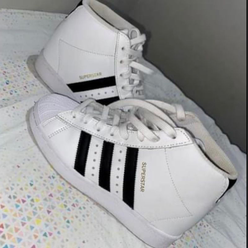 Adidas Pro Adidas Masculino Cano Alto Adidas Superstar Tenis