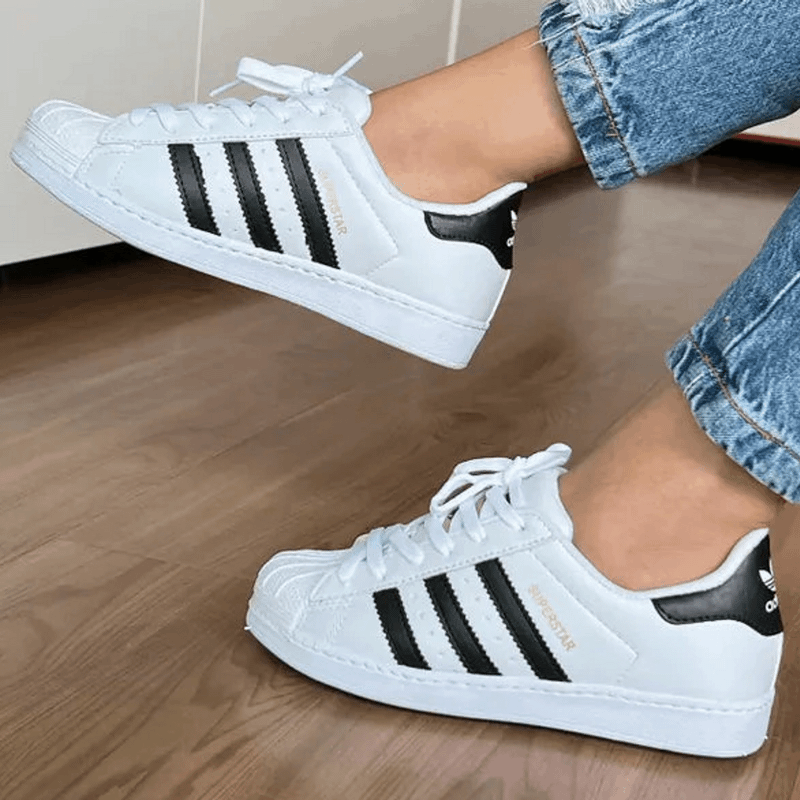 Tênis Adidas Superstar Clássico Branco Tênis Feminino Adidas Usado  108979082 enjoei