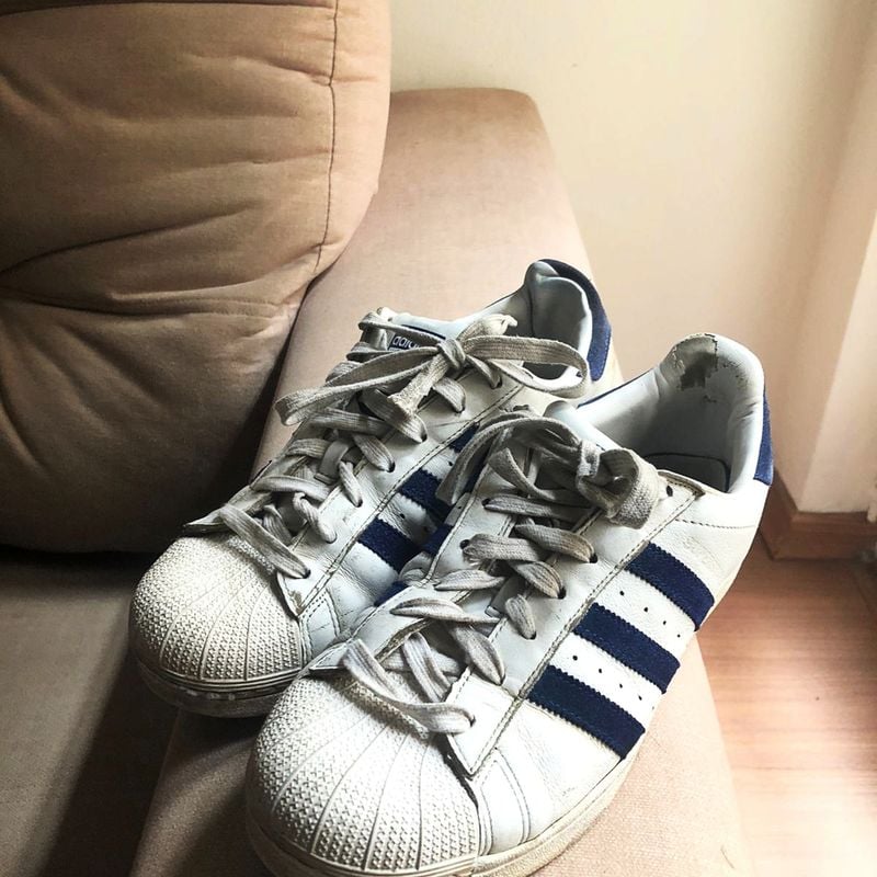 Shops adidas couro branco