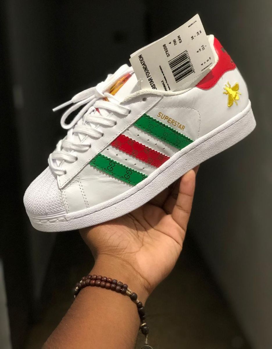 Tenis Adidas Superstar Feminino Gucci Original Edição Limitada 34 Ao 39 | Tênis Feminino Adidas Nunca Usado 37742734 | enjoei