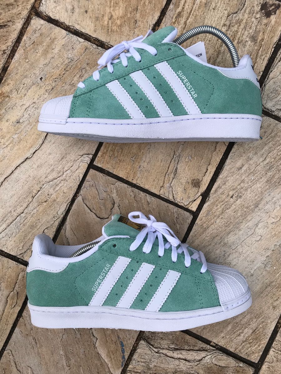 Adidas superstar verde acqua online