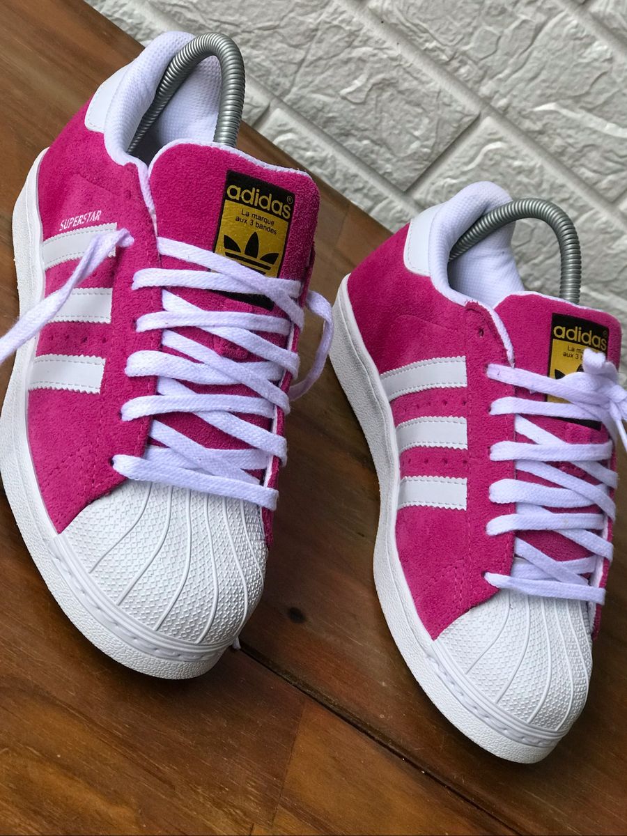 tenis adidas superstar pink