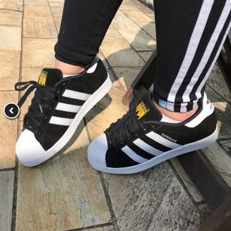 T nis Adidas Superstar Feminino Preto Camur a T nis Feminino