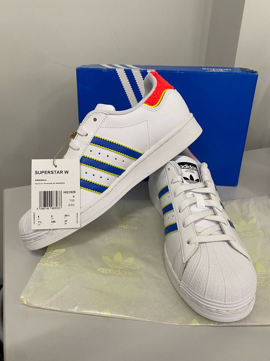 Adidas superstar 2024 feminino original