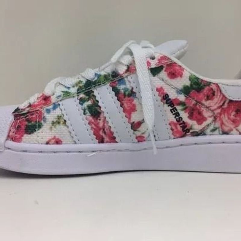 Adidas superstar floral feminino sale