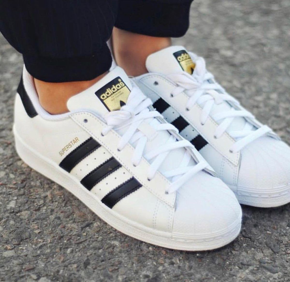 tênis adidas superstar foundation feminino