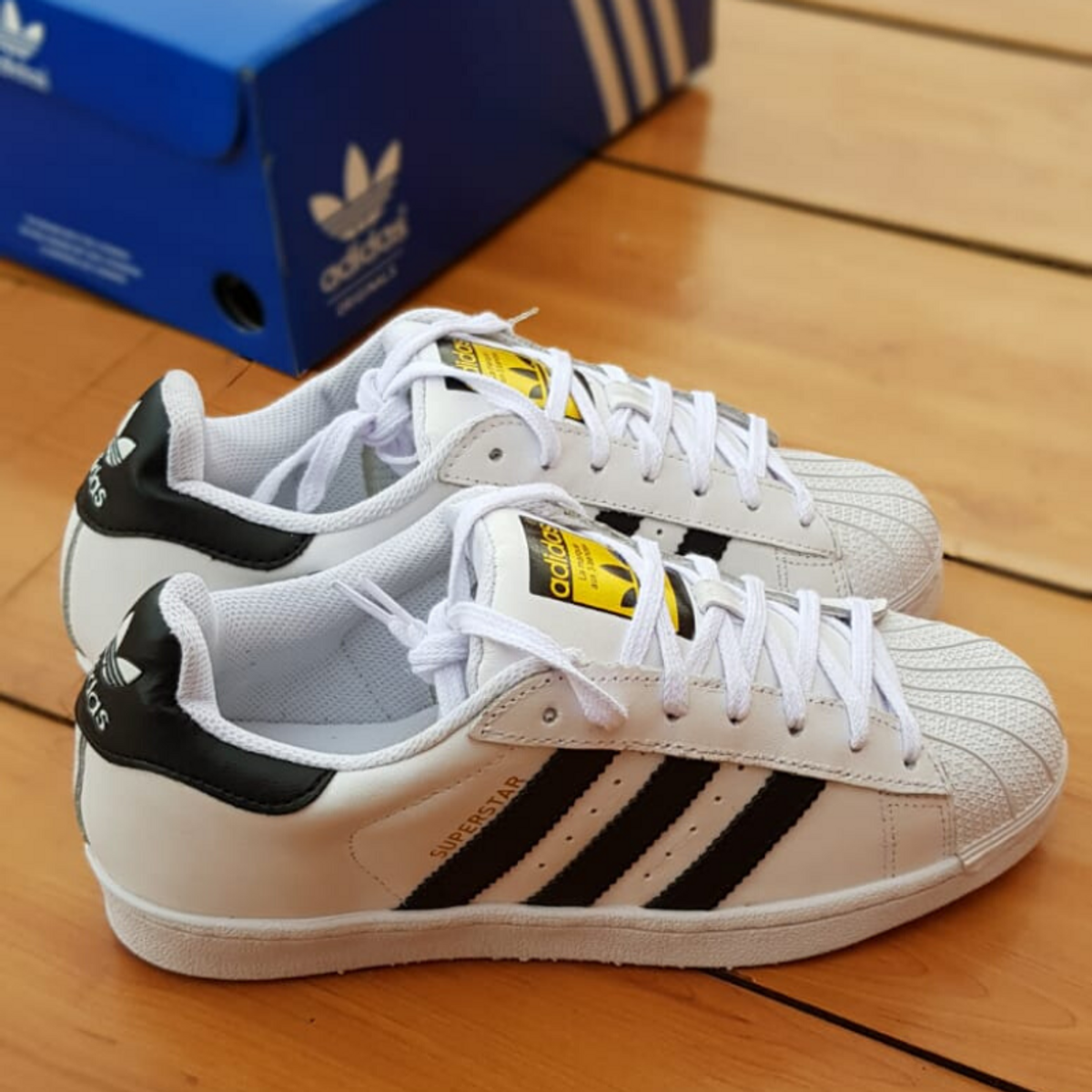 Tênis Adidas Superstar Foundation Branco Tênis Feminino Adidas Nunca Usado 39666754 Enjoei