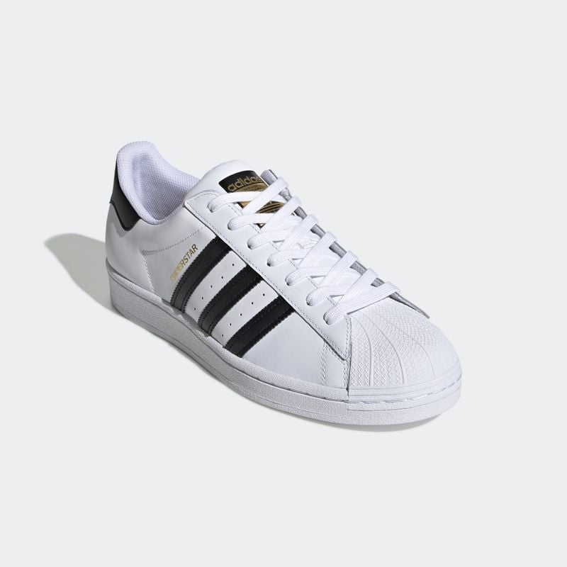 Tênis adidas originals hot sale couro superstar foundat