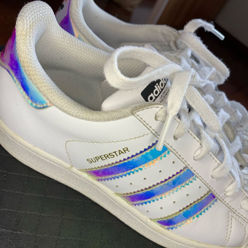 Adidas superstar best sale holográfico feminino