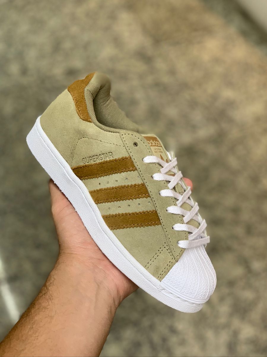 adidas superstar marrom