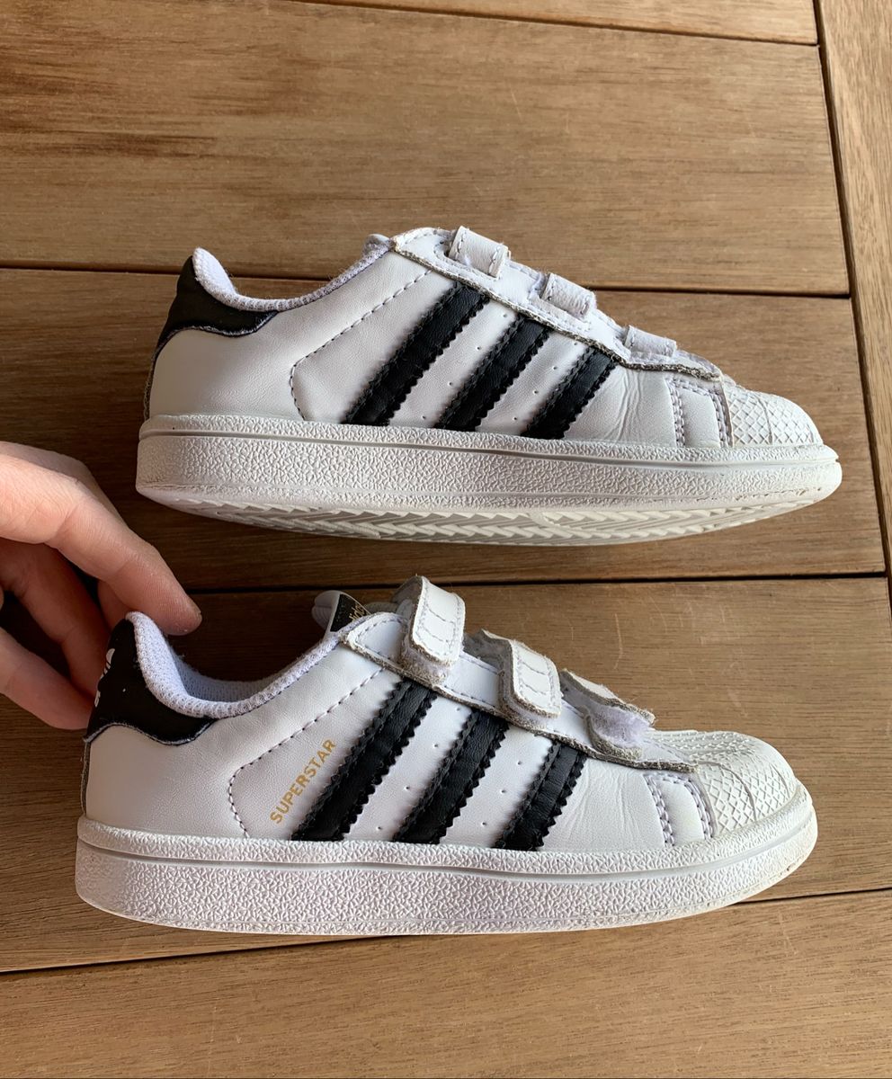 Adidas Originals Tenis Adidas Infantil Com Velcro Adidas Originals