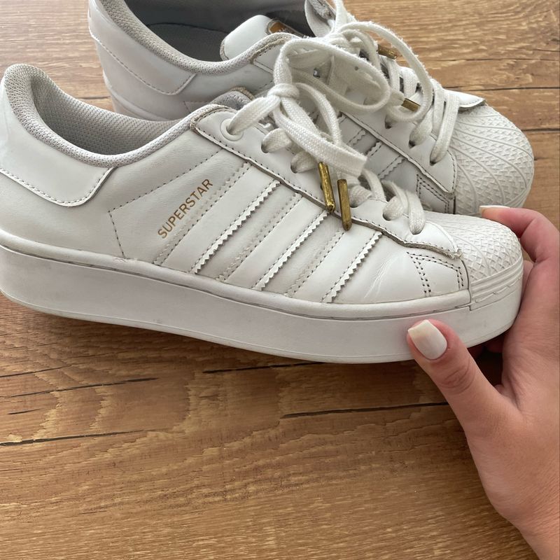 Tênis adidas outlet superstar bold feminino