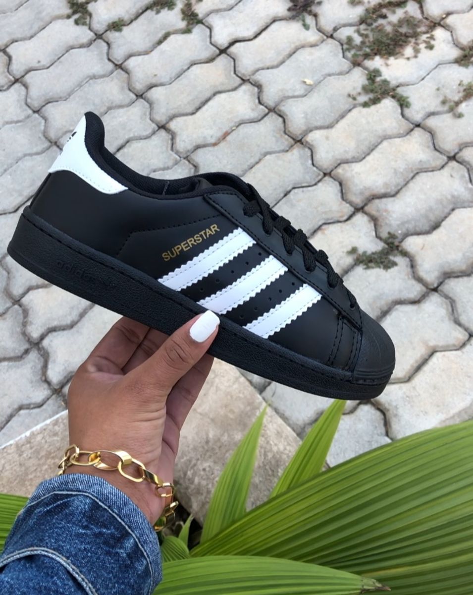 T Nis Adidas Superstar Preto Ao T Nis Feminino Adidas Usado Enjoei