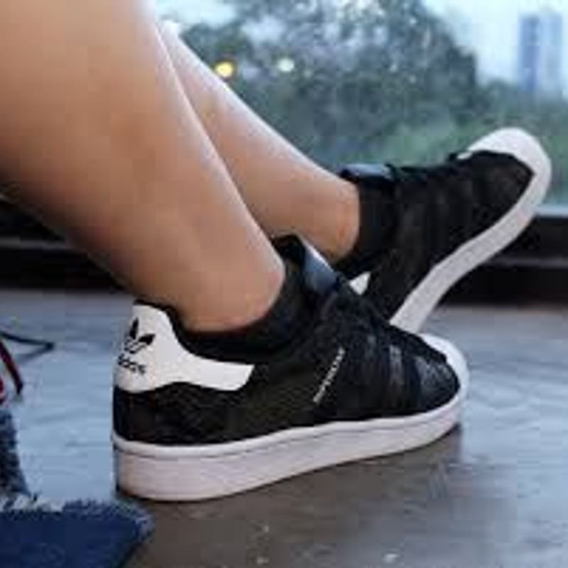 Tênis Adidas Super Star Branco Preto, Tênis Feminino Adidas Nunca Usado  40290063