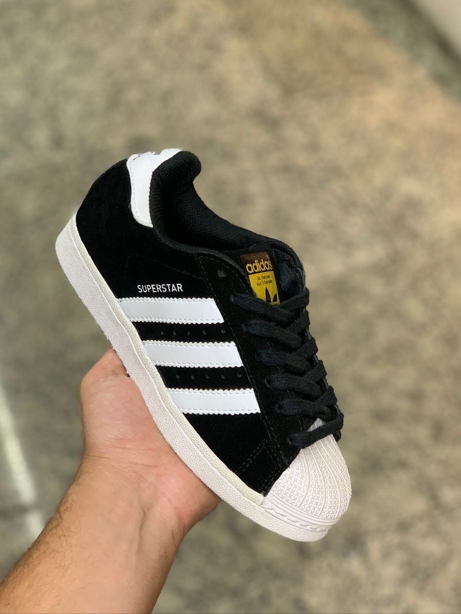 Tenis adidas hot sale preto camurça