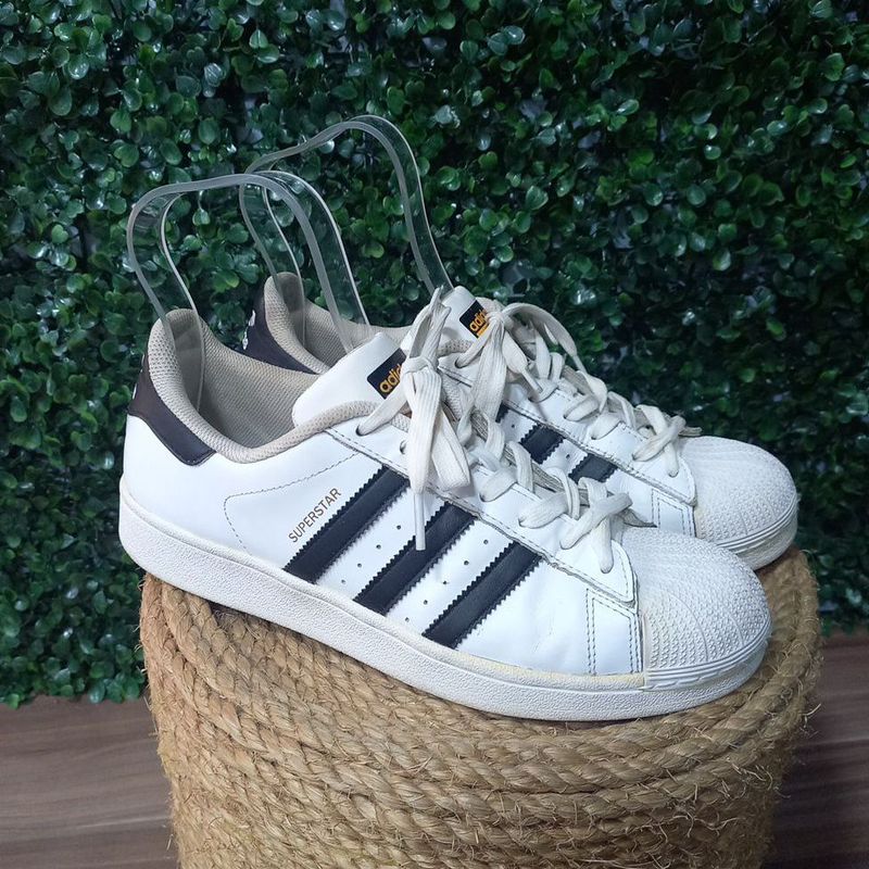 Adidas Masculino Adidas Star Preto E Branco Tenis Adidas Superstar