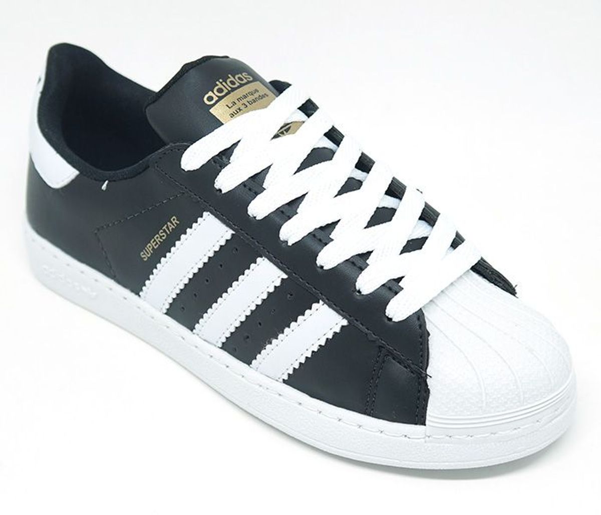 adidas superstar preto com branco