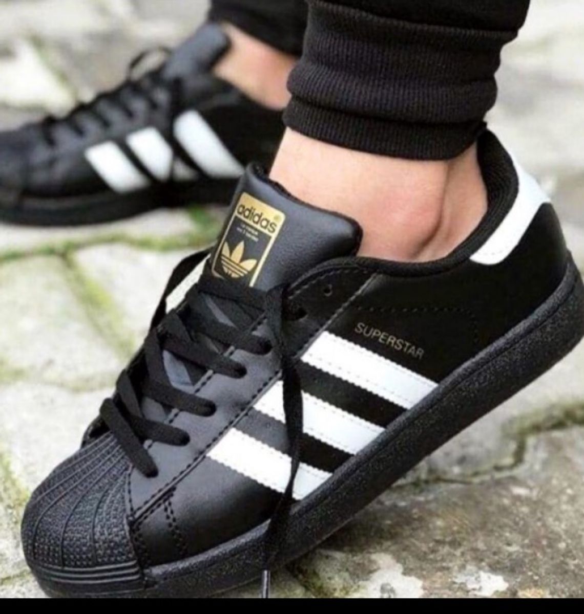 tenis adidas superstar preto masculino