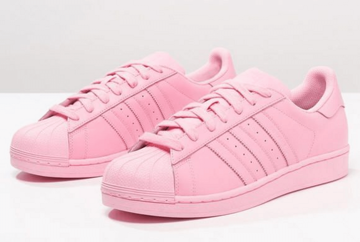 tênis adidas superstar rosa