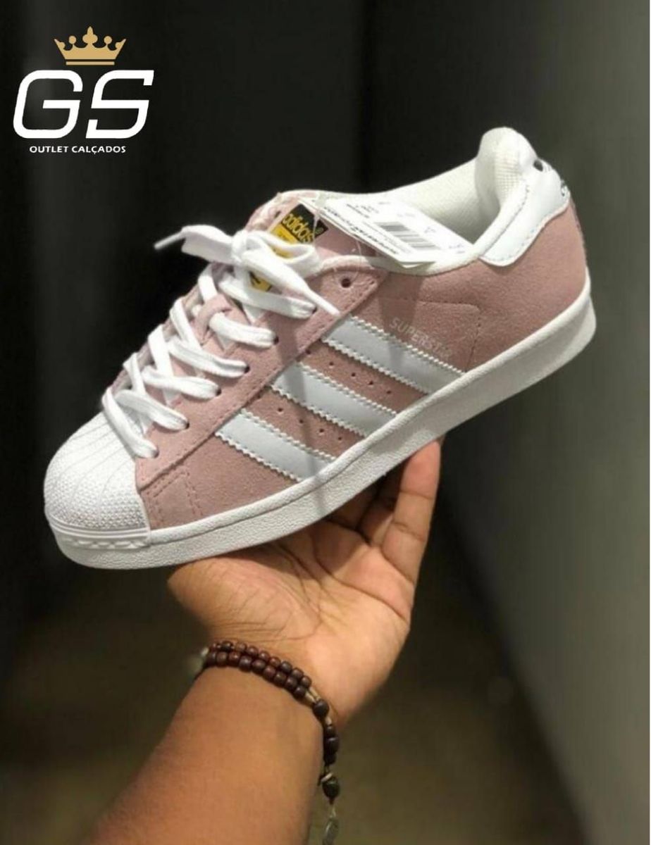 tenis superstar adidas rosa