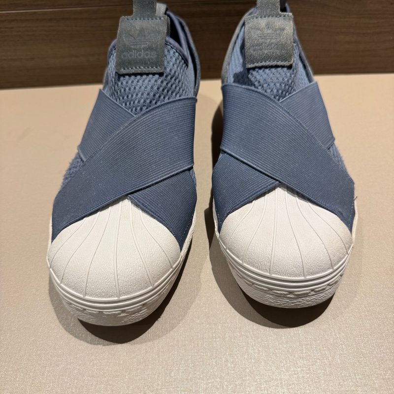 Superstar slip on outlet azul