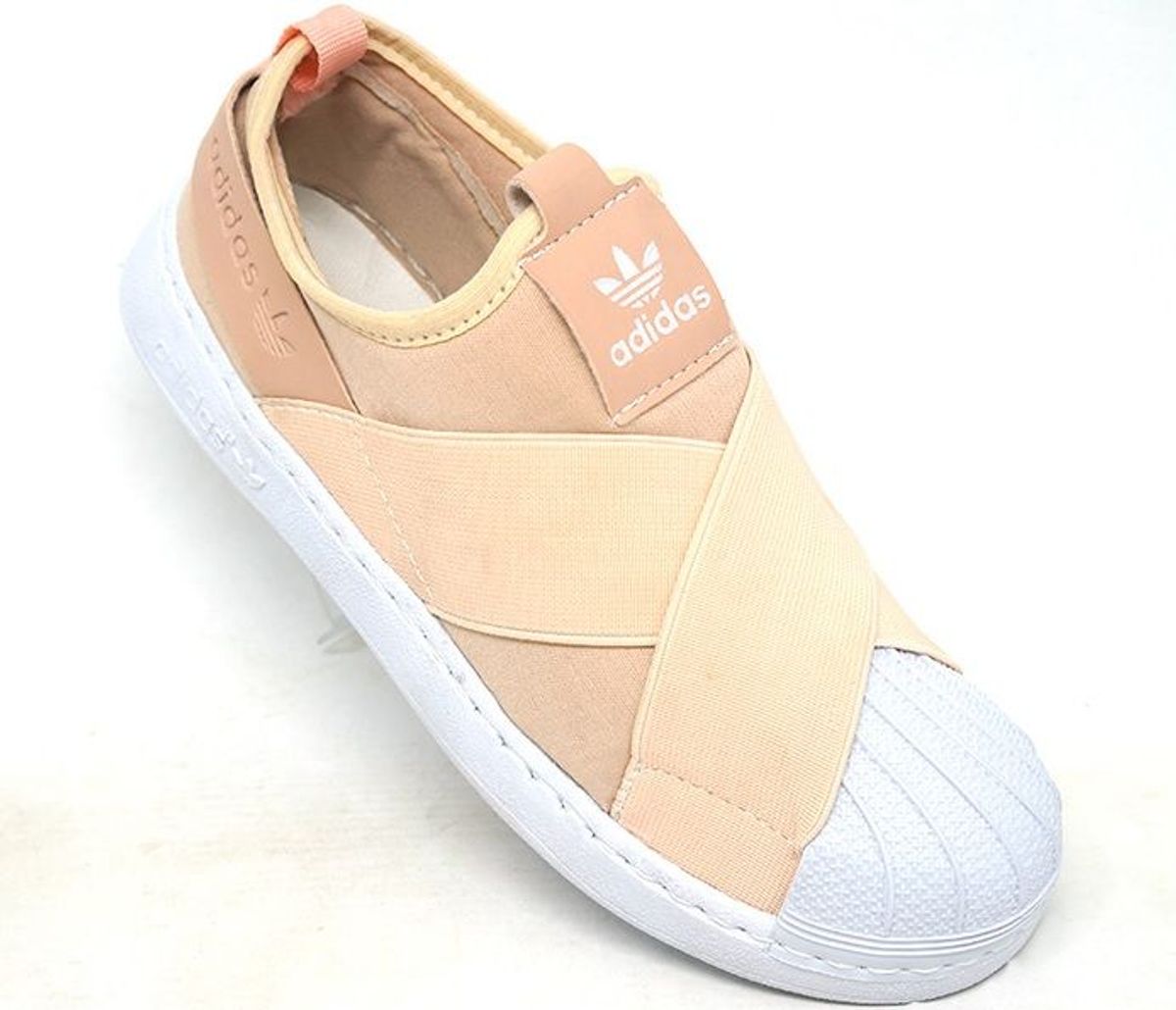 slip on adidas nude