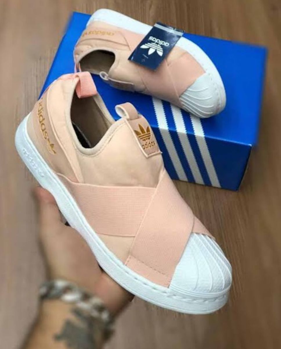 slip on adidas rose