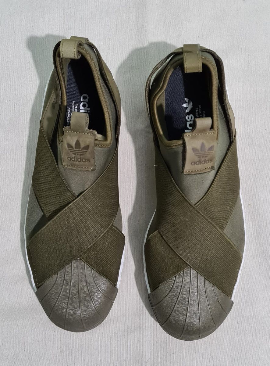 adidas superstar olive green