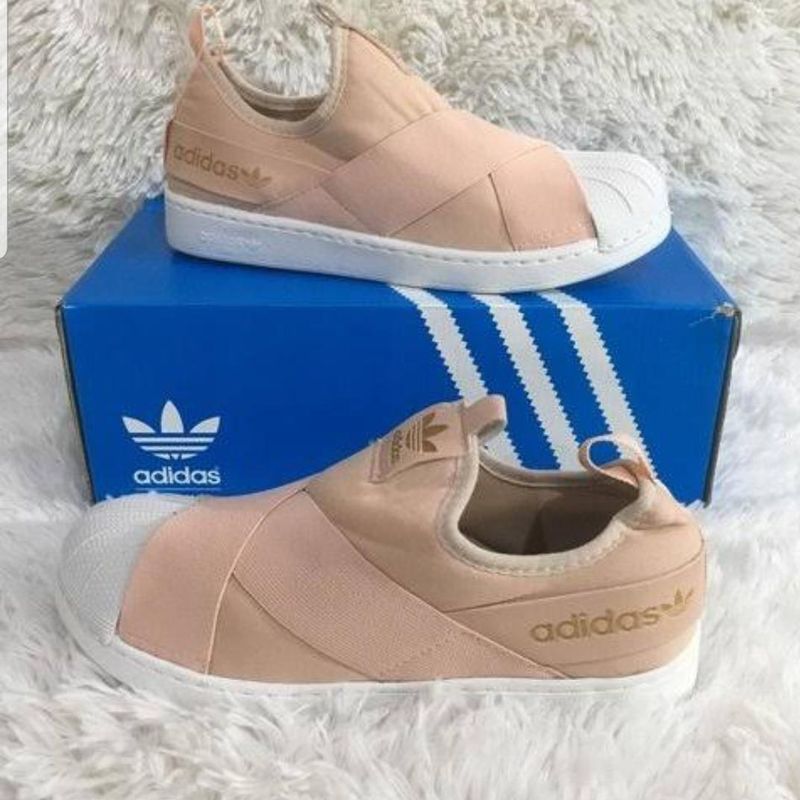 Adidas superstar discount elastico feminino